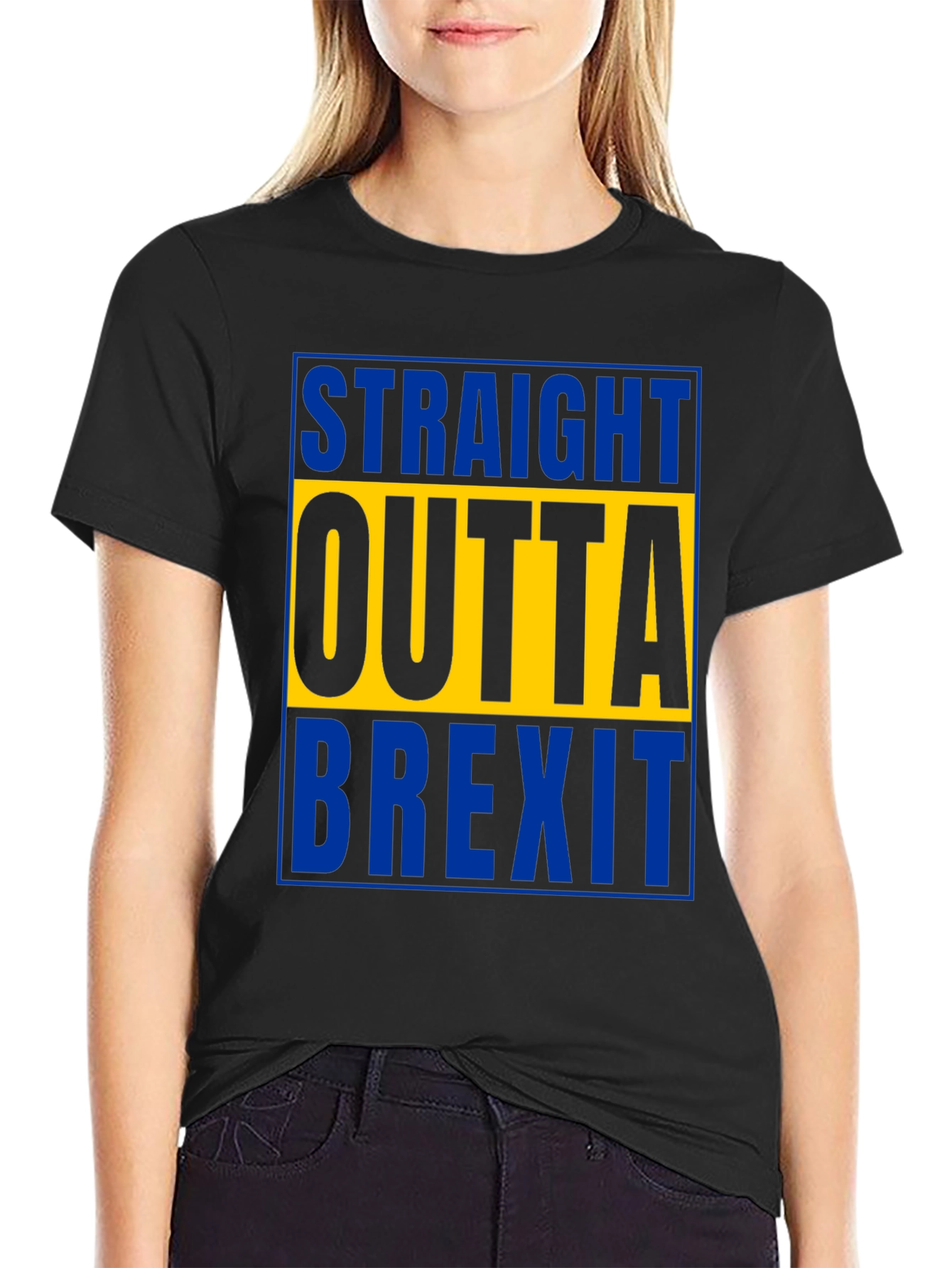 Straight Outta Brexit T-Shirt - Bold Graphic Tee
