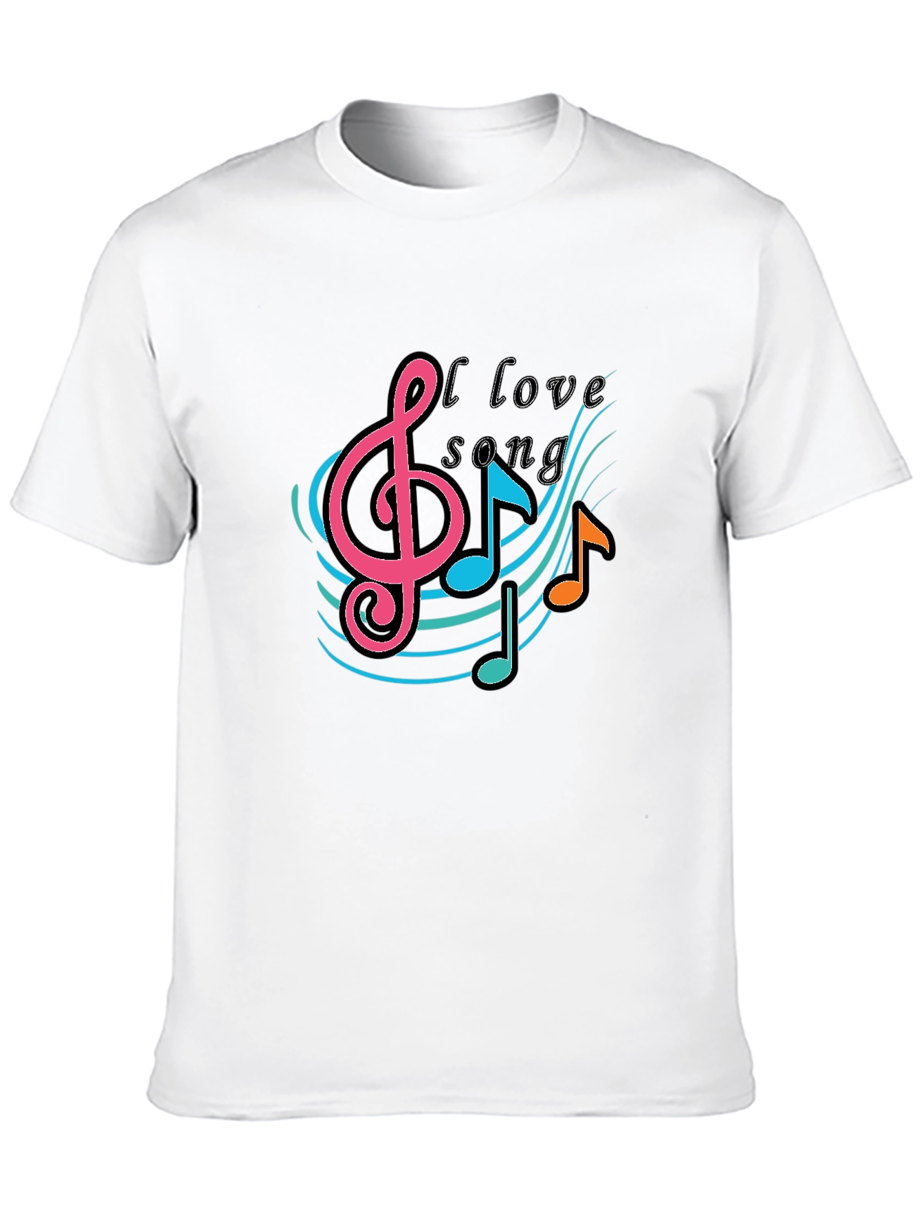 Music Lovers T-Shirt -  I Love Song Tee