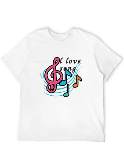 Music Lovers T-Shirt -  I Love Song Tee