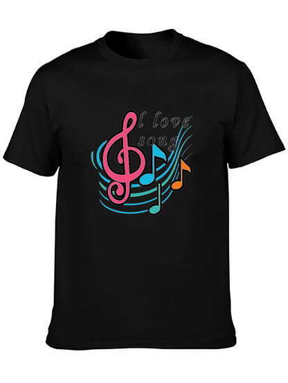 Music Lovers T-Shirt -  I Love Song Tee