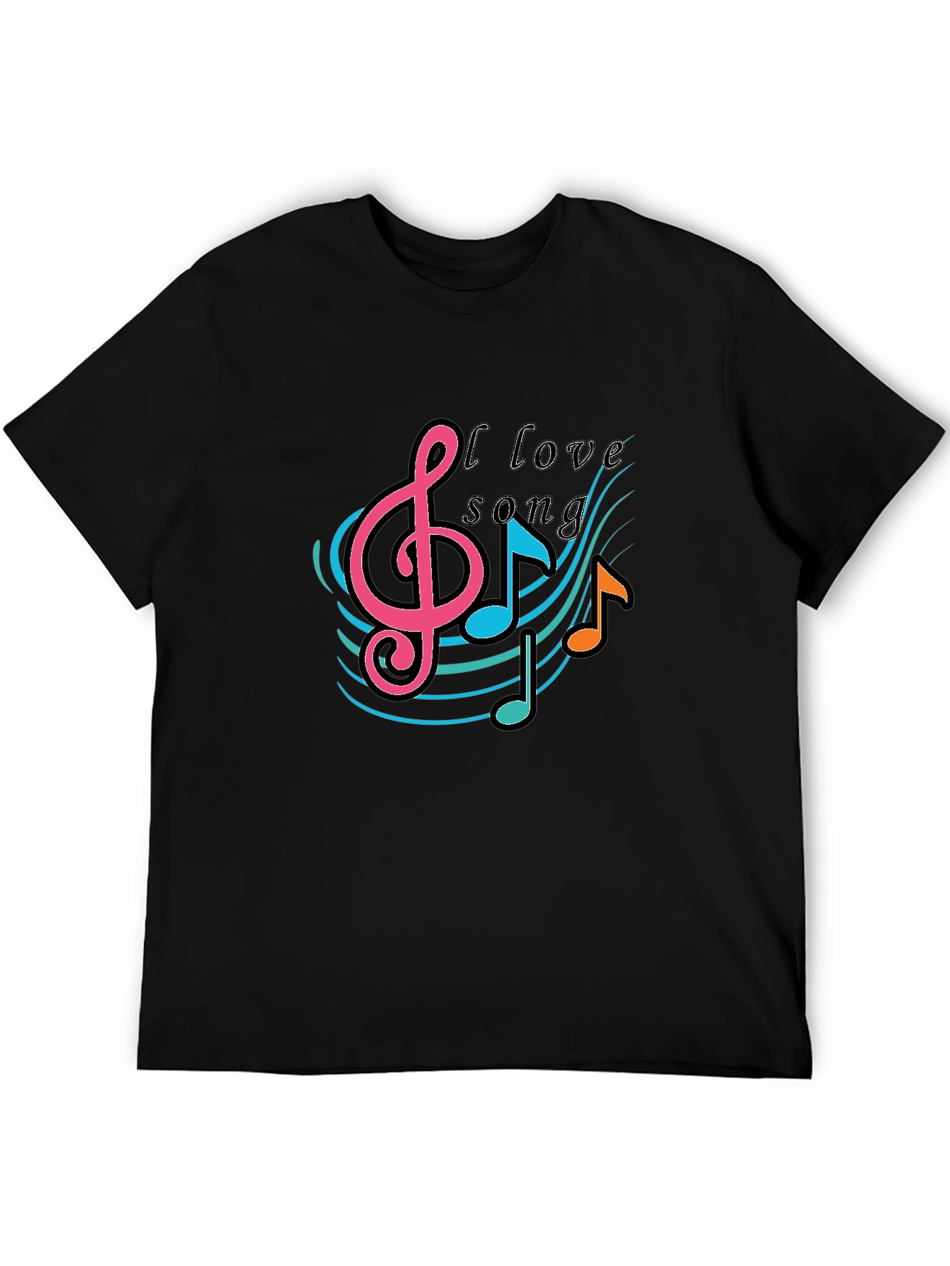 Music Lovers T-Shirt -  I Love Song Tee