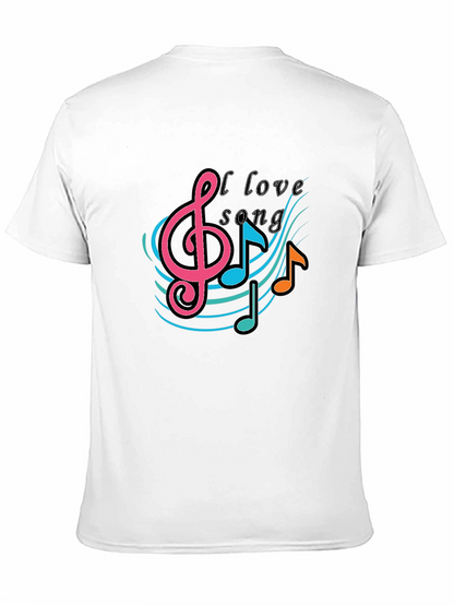 Music Lovers T-Shirt -  I Love Song Tee