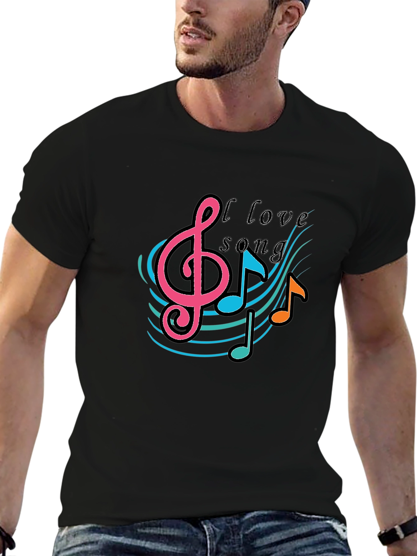 Music Lovers T-Shirt -  I Love Song Tee