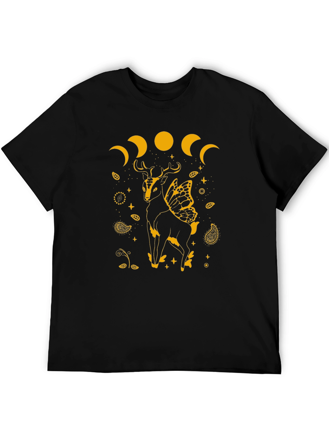 Deer Moon Phase Graphic Tee