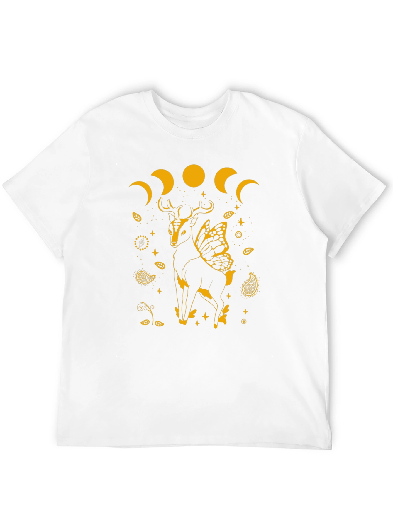 Deer Moon Phase Graphic Tee