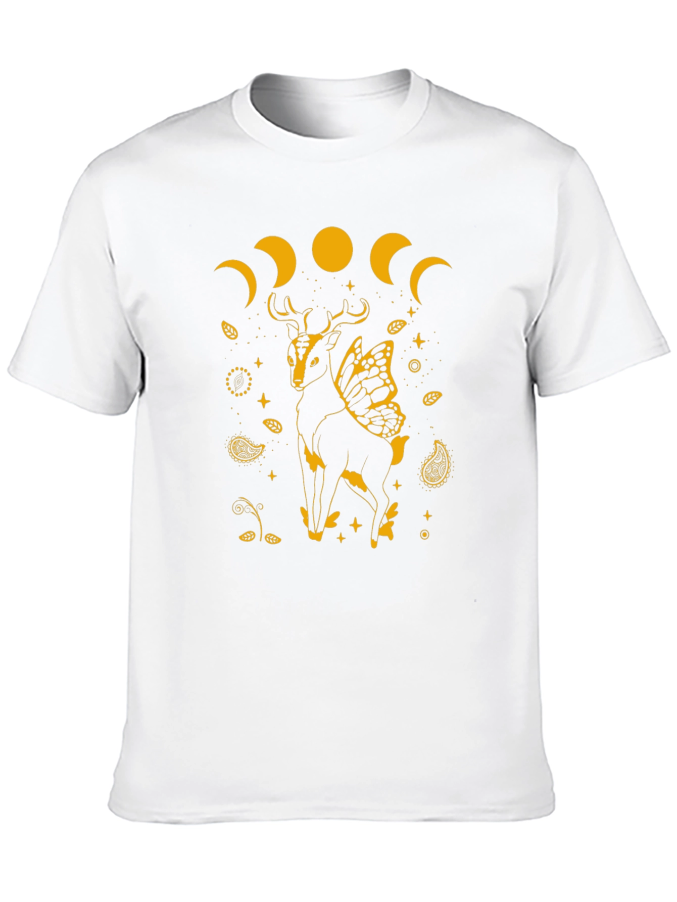 Deer Moon Phase Graphic Tee