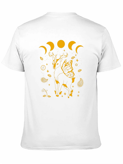 Deer Moon Phase Graphic Tee