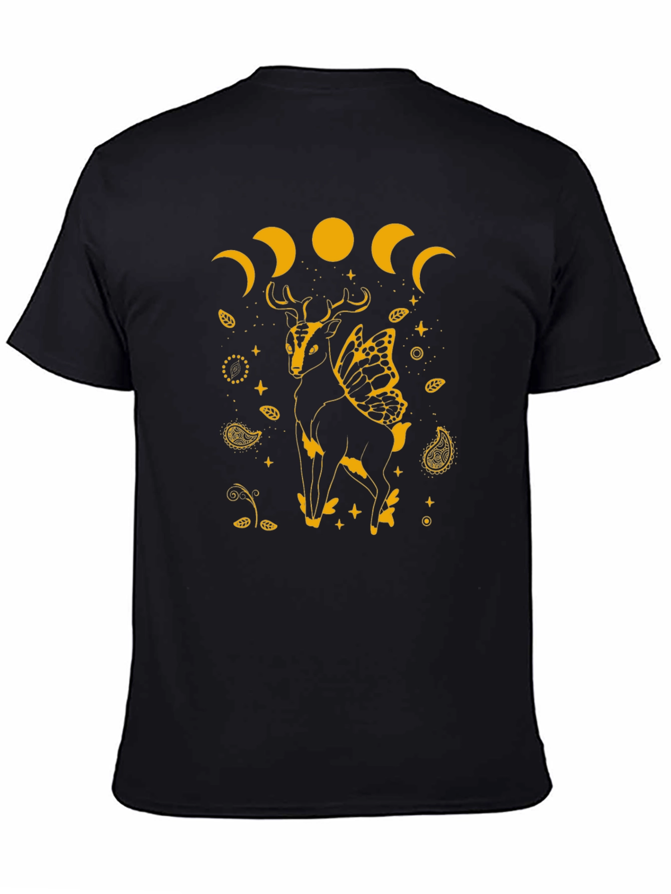 Deer Moon Phase Graphic Tee