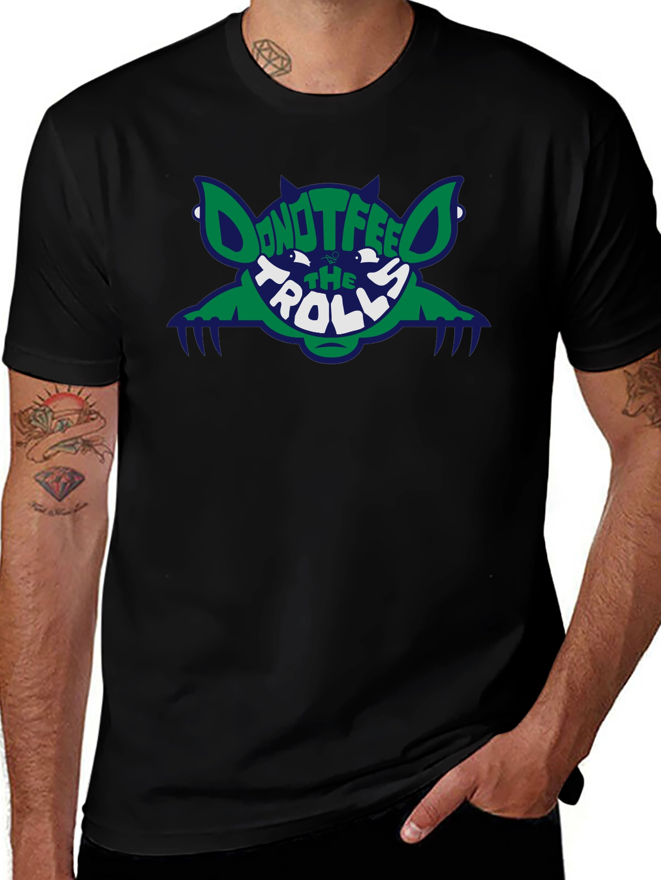 Dont Feed the Trolls Graphic Tee