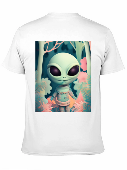 Alien Forest Tee - Unique Graphic Print Shirt