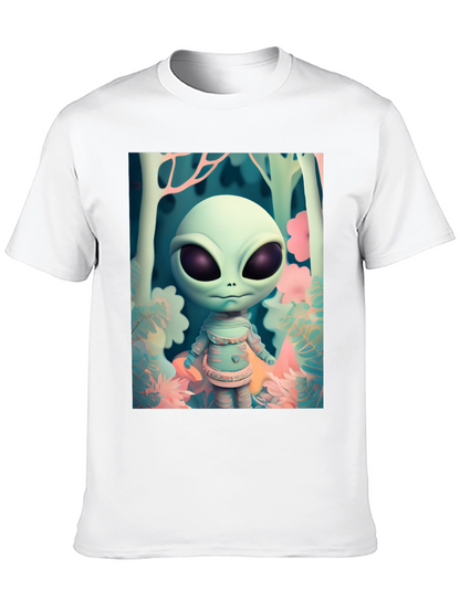 Alien Forest Tee - Unique Graphic Print Shirt