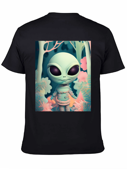 Alien Forest Tee - Unique Graphic Print Shirt