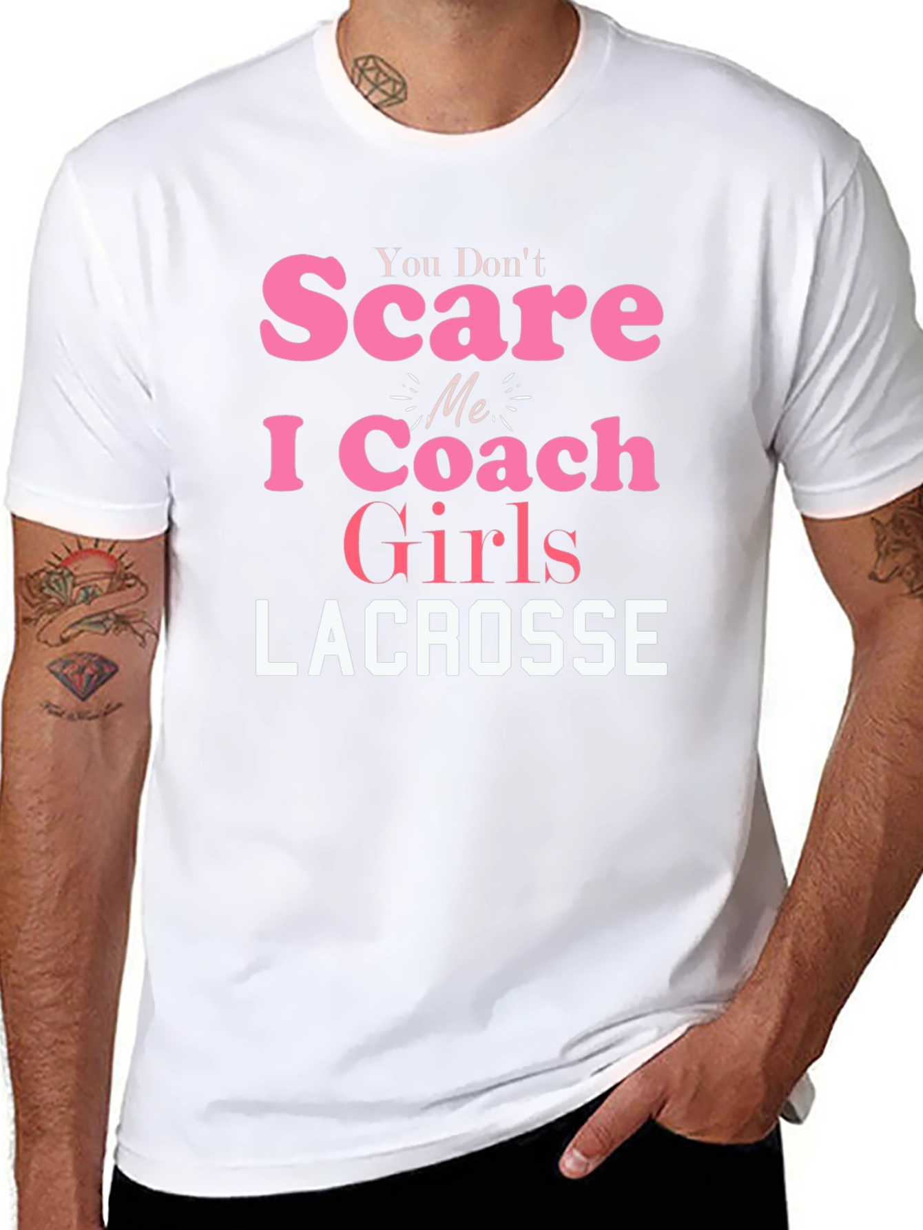 Lacrosse Coach Girls T-Shirt - Funny Slogan Tee