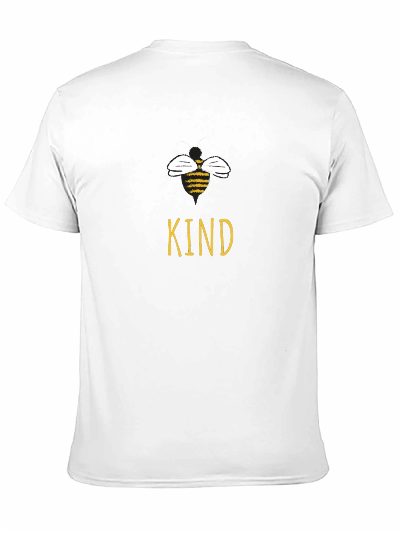 Be Kind Bee T-Shirt - Black Cotton Casual Tee