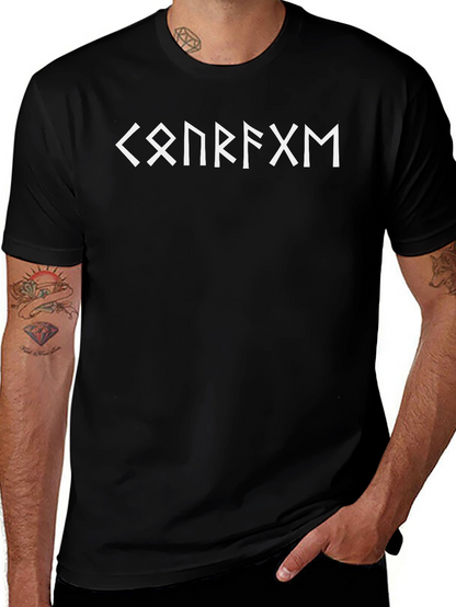Rune Script Black T-Shirt