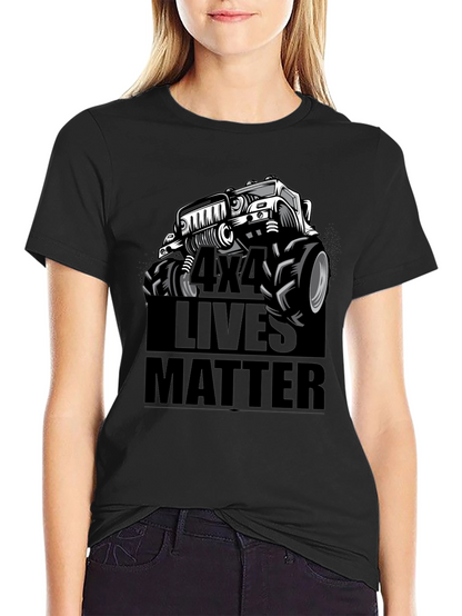4x4 Lives Matter Graphic T-Shirt - Off-Road Adventure