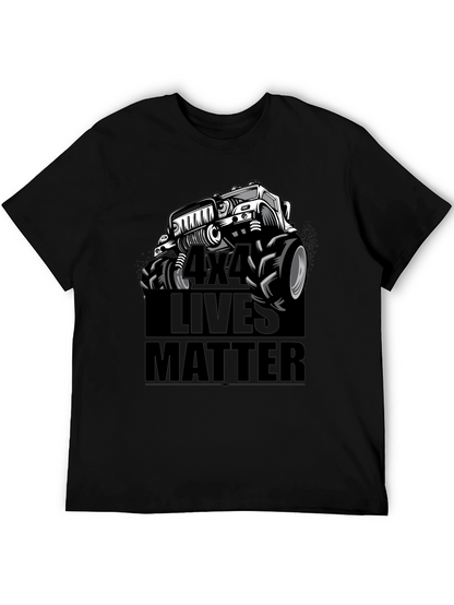 4x4 Lives Matter Graphic T-Shirt - Off-Road Adventure