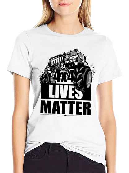 4x4 Lives Matter Graphic T-Shirt - Off-Road Adventure