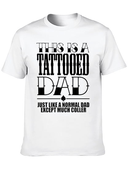 Tattooed Dad Graphic Tee - Cool Fathers Day Gift