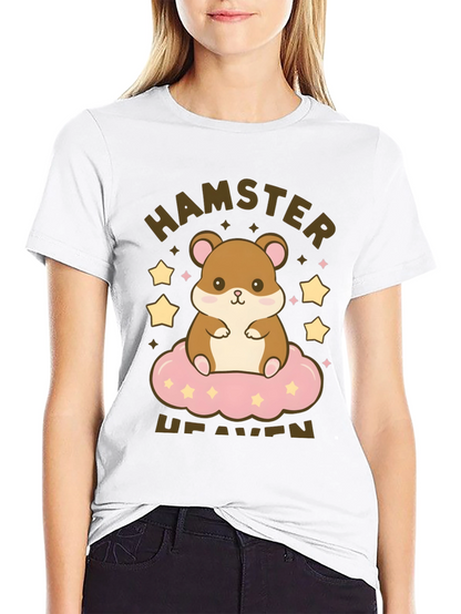 Hamster Heaven Graphic T-Shirt - Cute Cartoon Tee