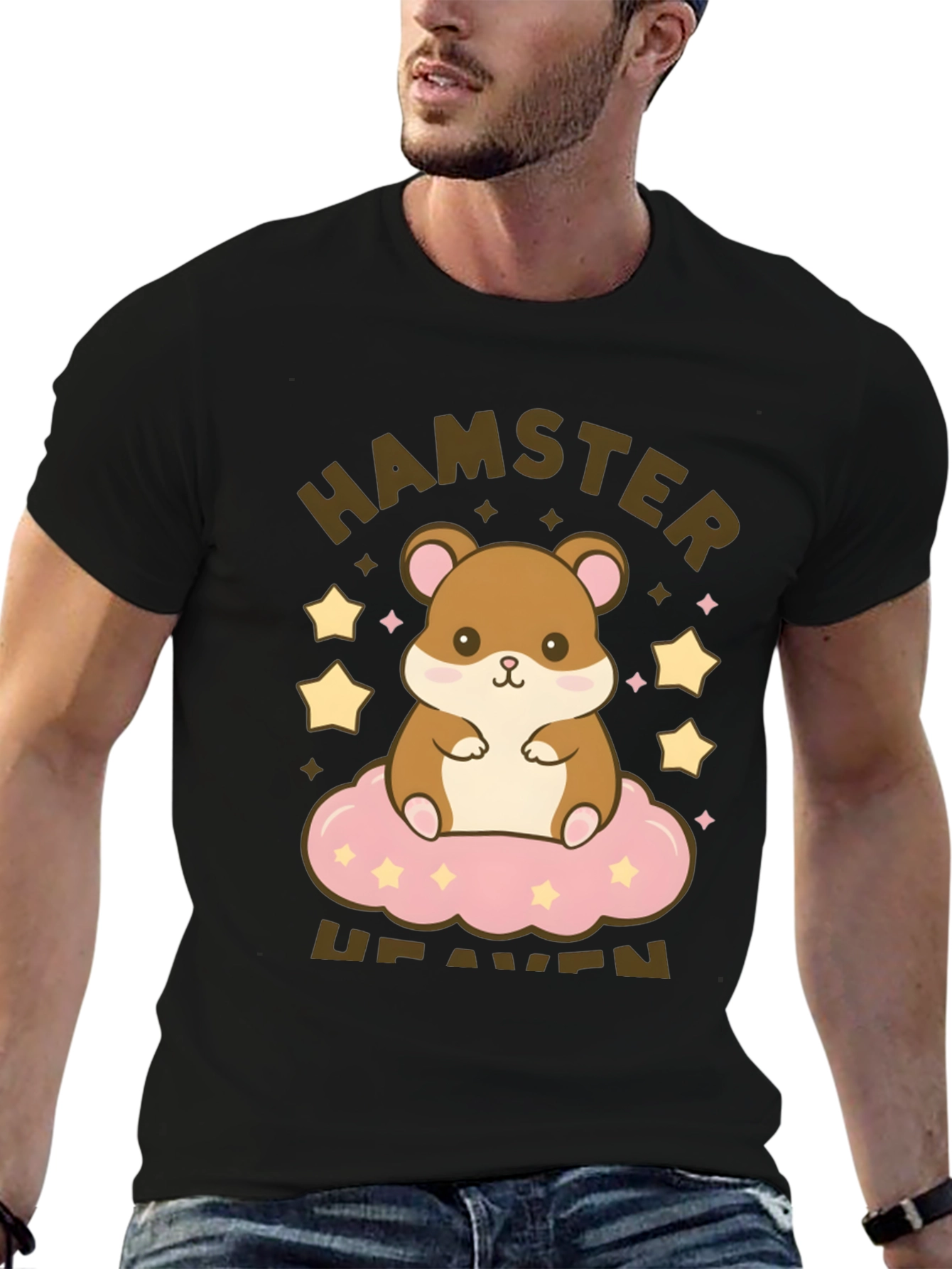 Hamster Heaven Graphic T-Shirt - Cute Cartoon Tee