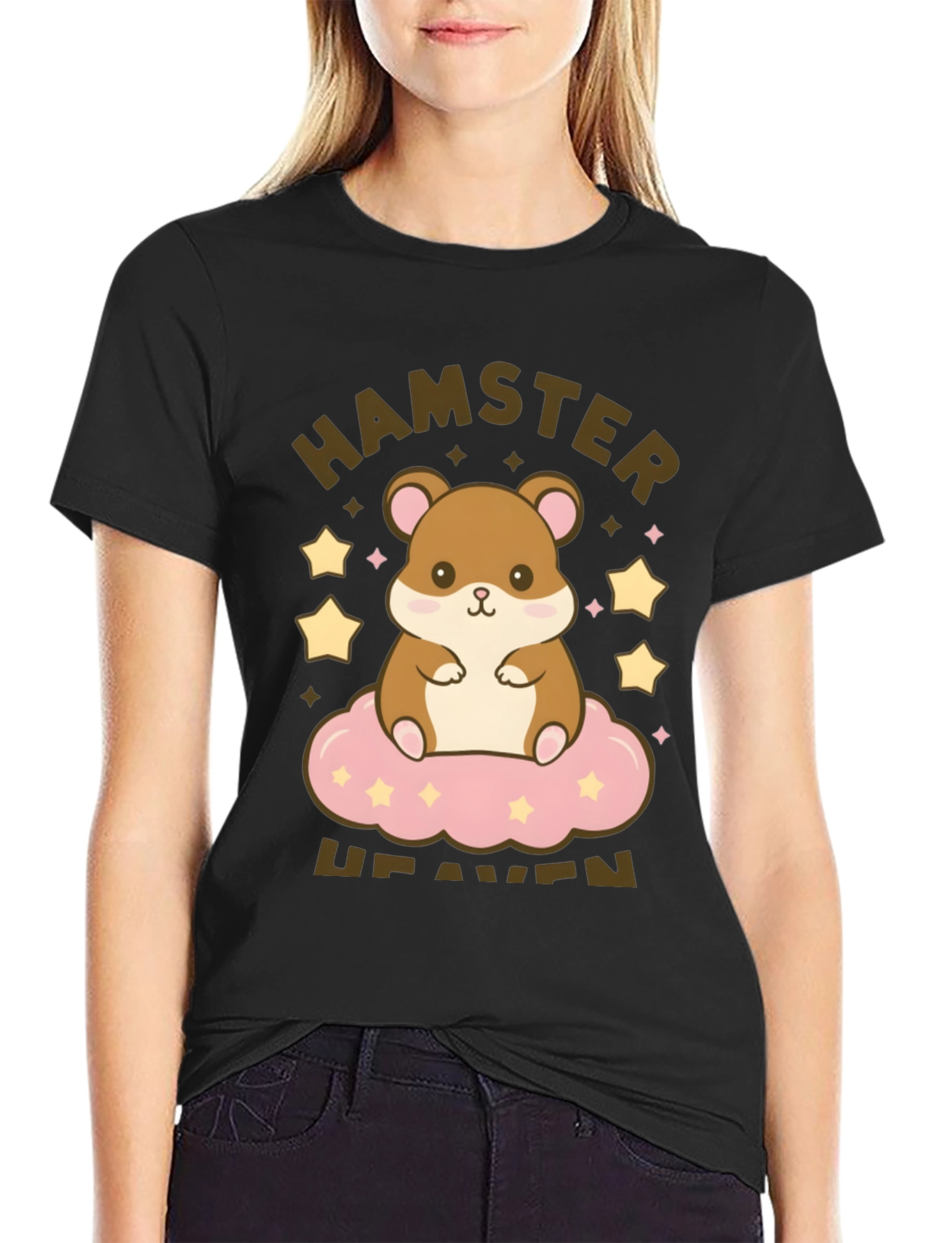 Hamster Heaven Graphic T-Shirt - Cute Cartoon Tee