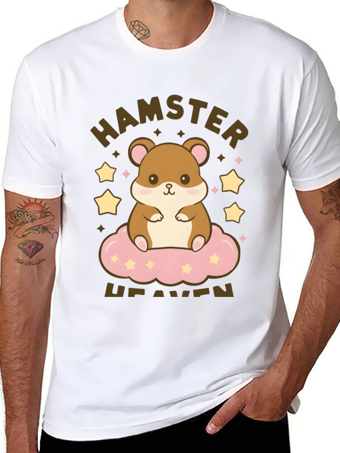 Hamster Heaven Graphic T-Shirt - Cute Cartoon Tee