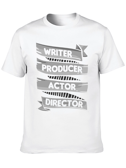 Writer Producer Actor Director Black T-Shirt