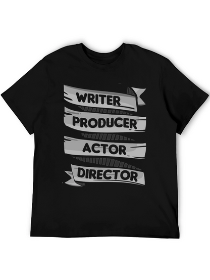 Writer Producer Actor Director Black T-Shirt