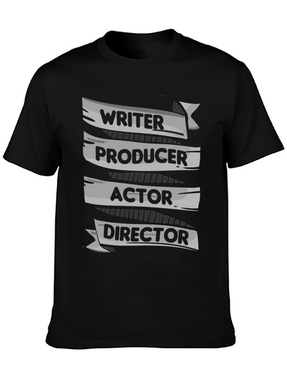 Writer Producer Actor Director Black T-Shirt