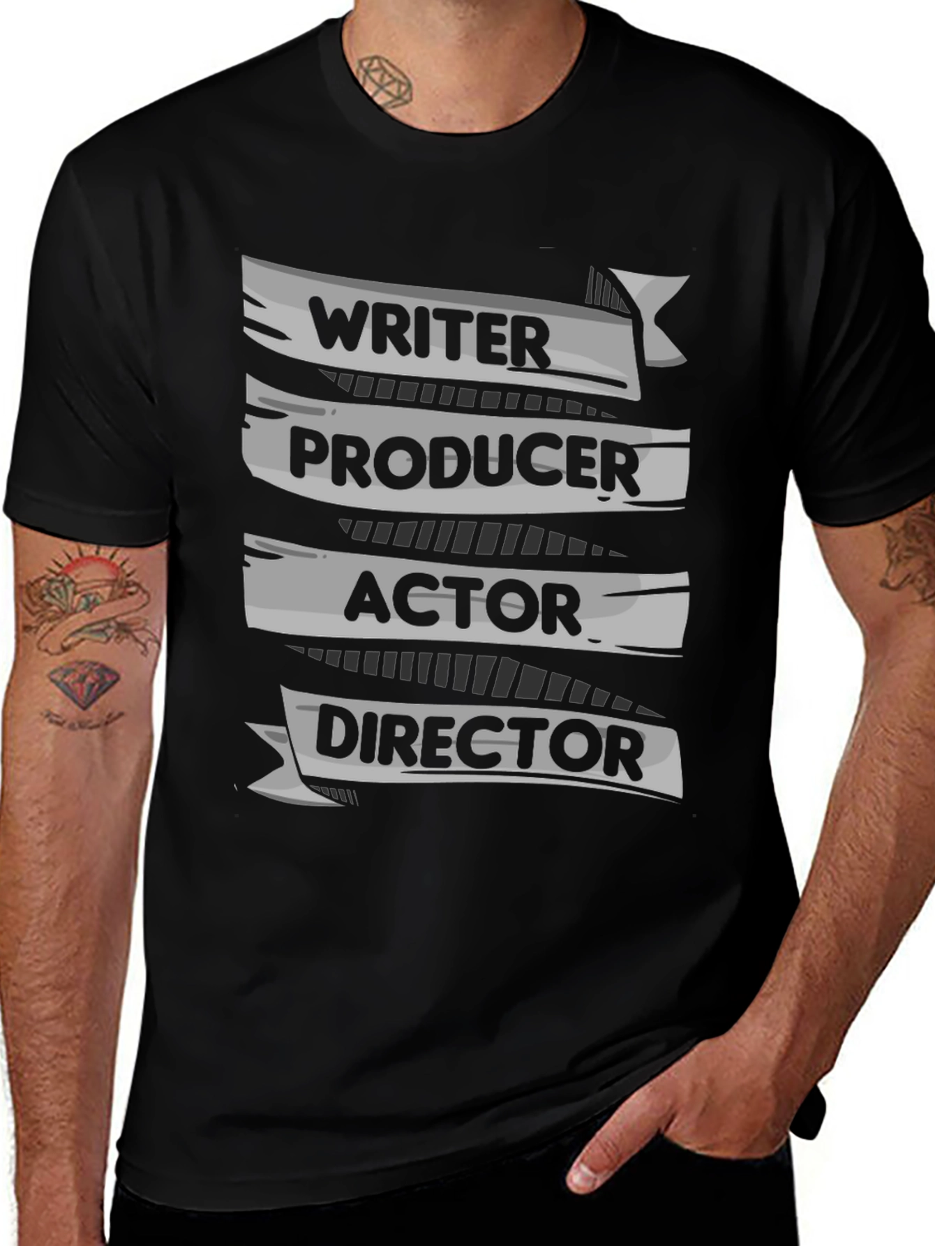 Writer Producer Actor Director Black T-Shirt