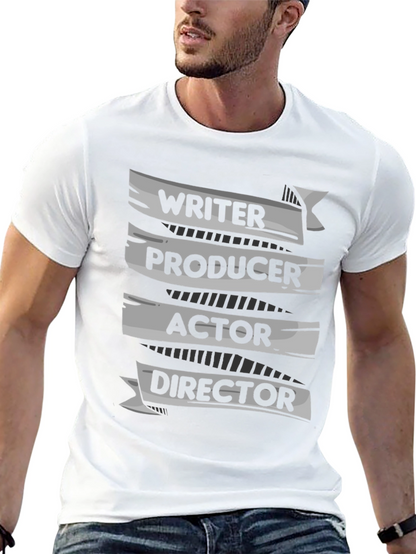 Writer Producer Actor Director Black T-Shirt