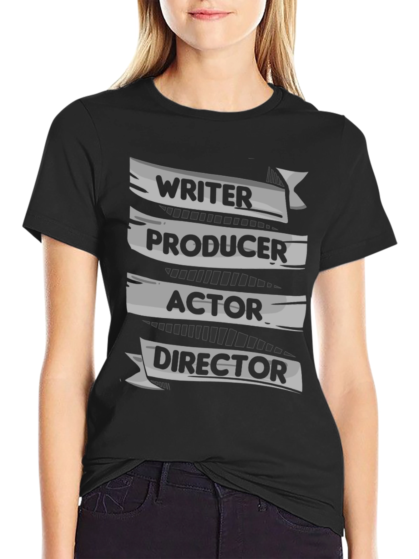 Writer Producer Actor Director Black T-Shirt