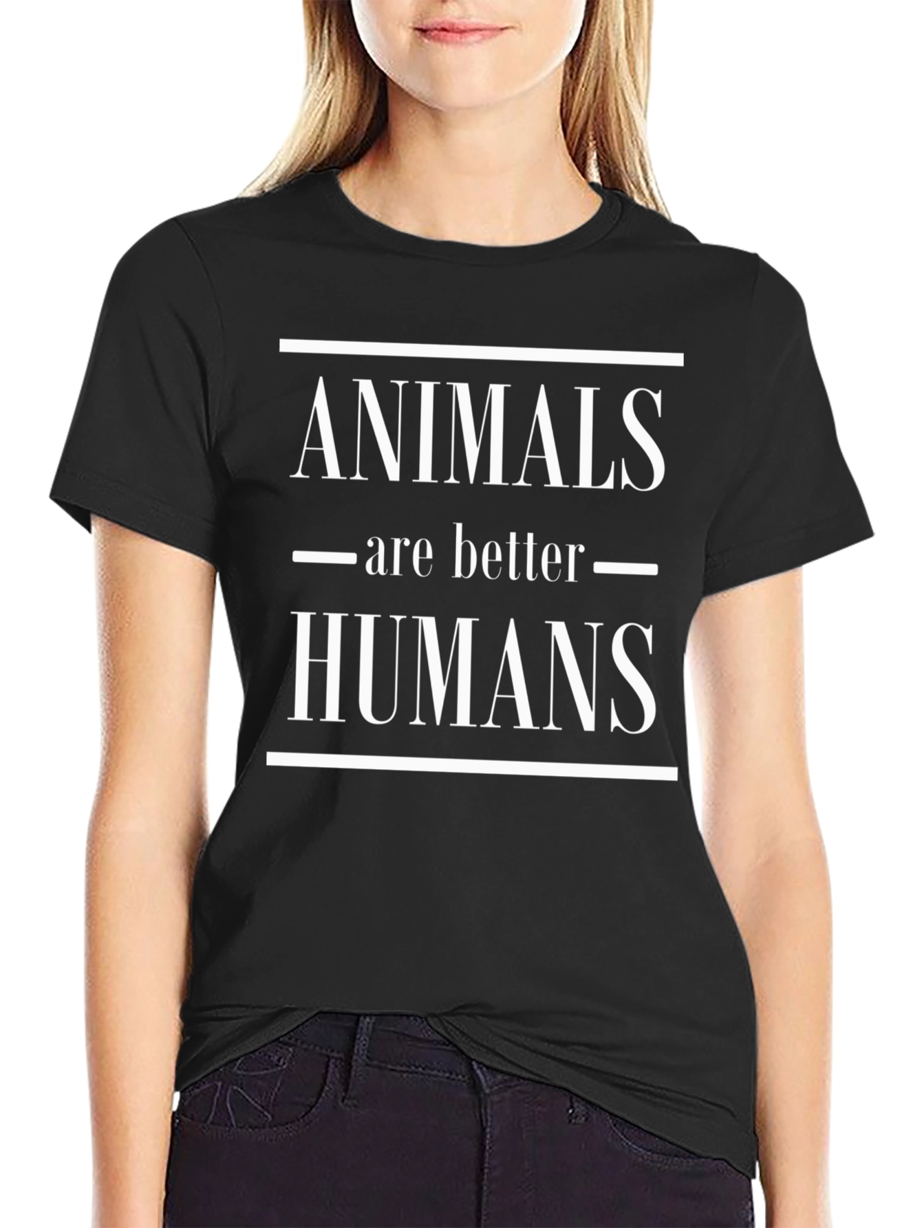 Animals Are Better Than Humans Graphic Tee