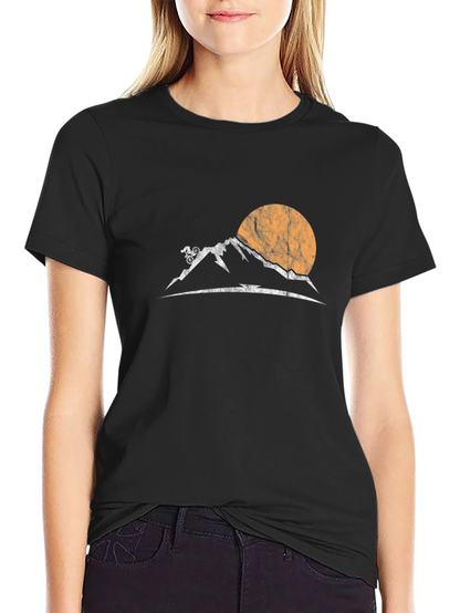 Mountain Biking Sunset T-Shirt