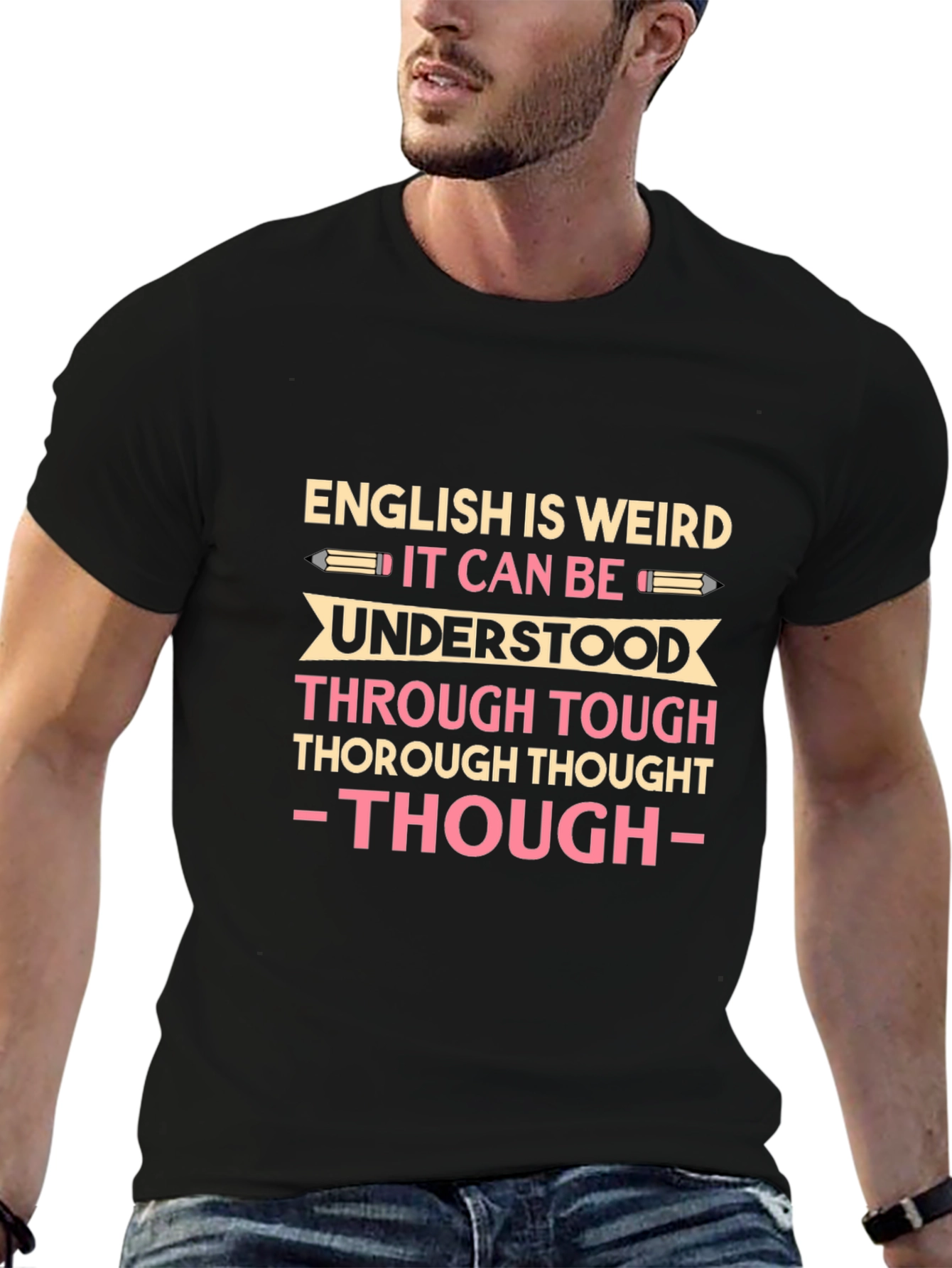 English Is Weird T-Shirt: Funny Grammar Pun Tee