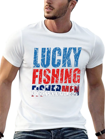 Lucky Fishing Fisherman T-Shirt