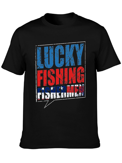 Lucky Fishing Fisherman T-Shirt