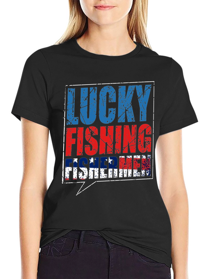 Lucky Fishing Fisherman T-Shirt