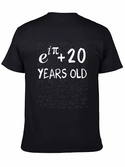 Math Birthday T-Shirt - Eulers Identity - Years Old