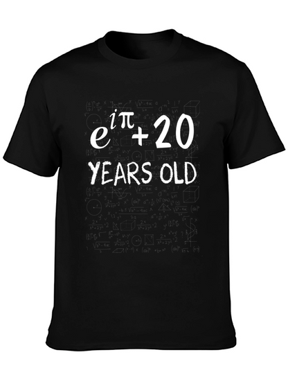 Math Birthday T-Shirt - Eulers Identity - Years Old