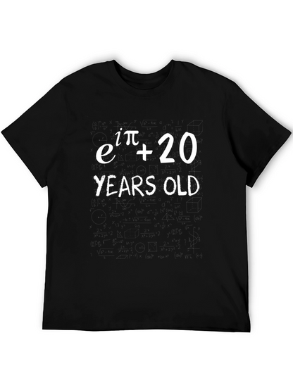 Math Birthday T-Shirt - Eulers Identity - Years Old
