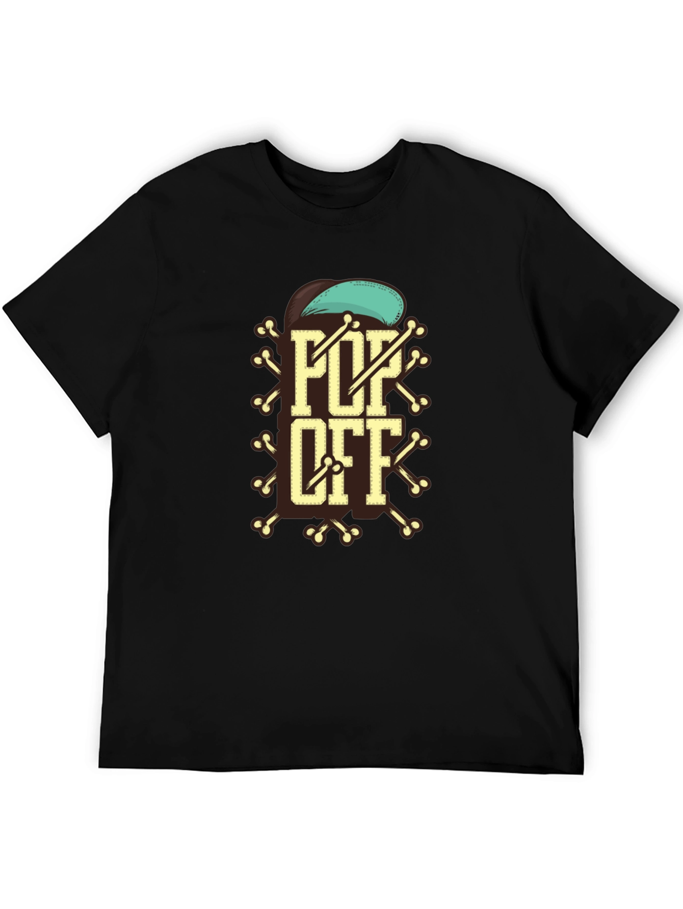 Pop Off Graphic Tee - Stylish Cotton Blend Shirt
