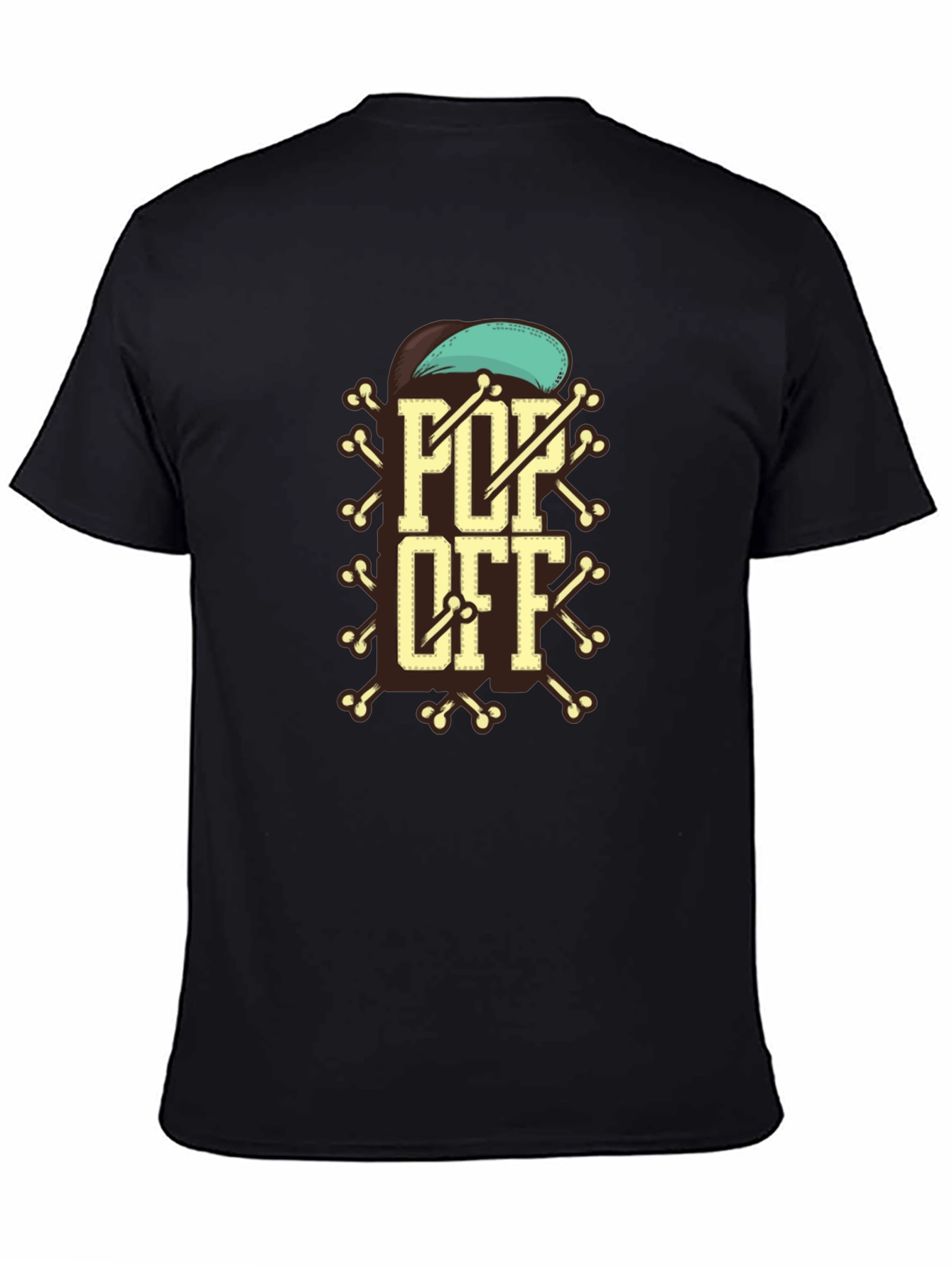 Pop Off Graphic Tee - Stylish Cotton Blend Shirt