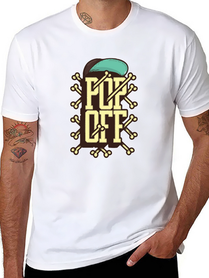 Pop Off Graphic Tee - Stylish Cotton Blend Shirt