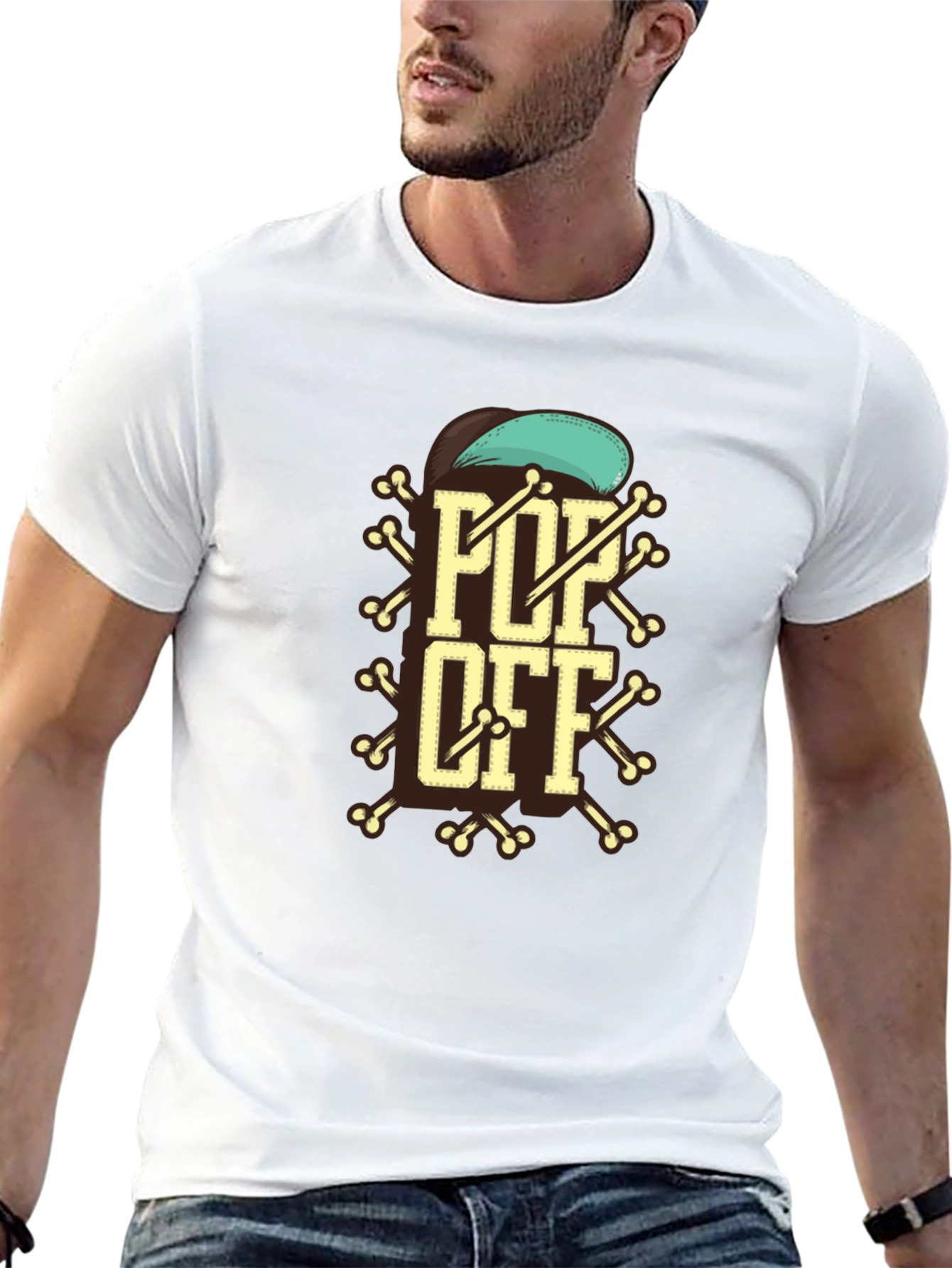 Pop Off Graphic Tee - Stylish Cotton Blend Shirt