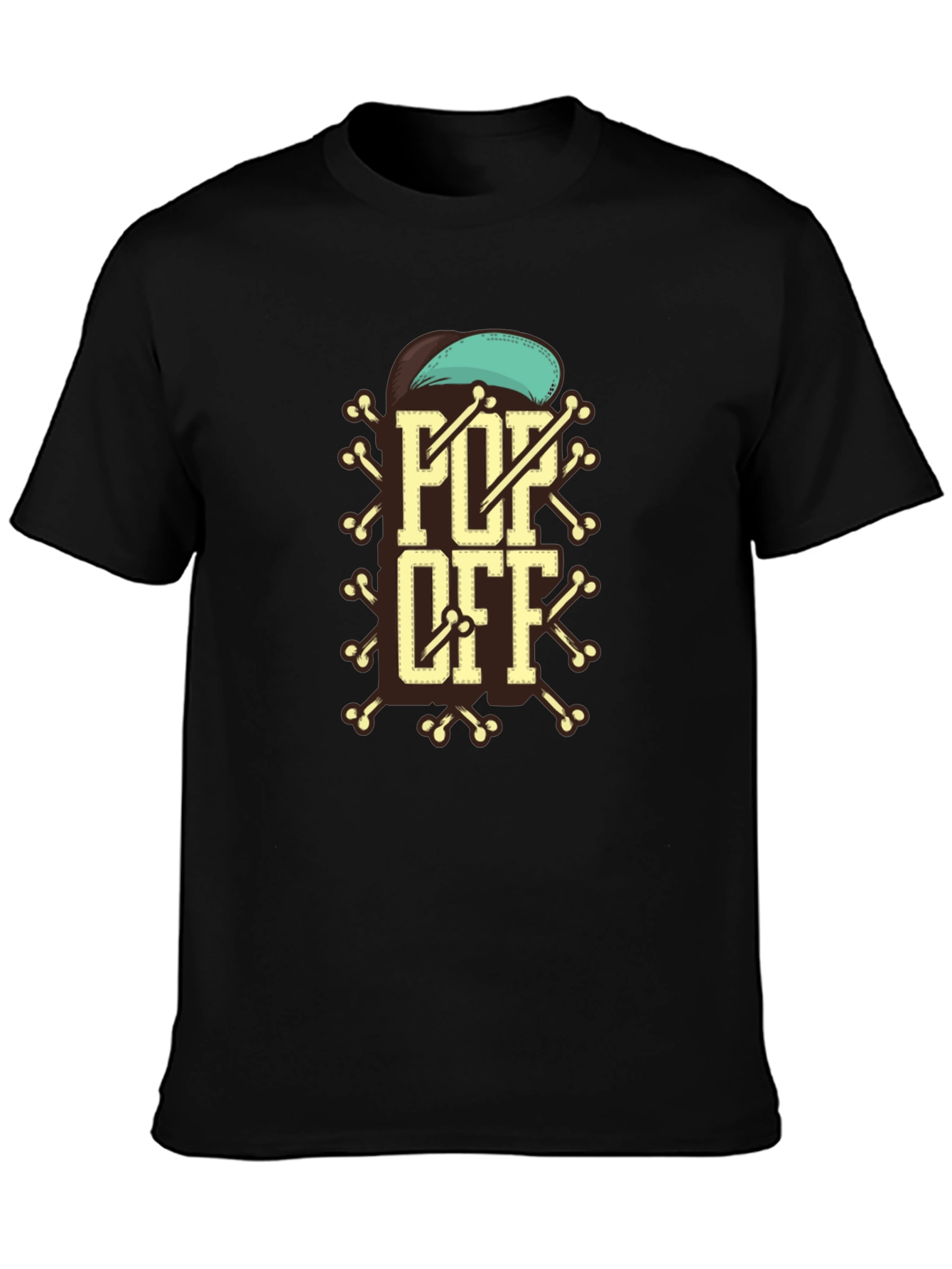 Pop Off Graphic Tee - Stylish Cotton Blend Shirt