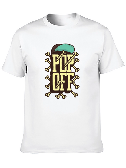 Pop Off Graphic Tee - Stylish Cotton Blend Shirt