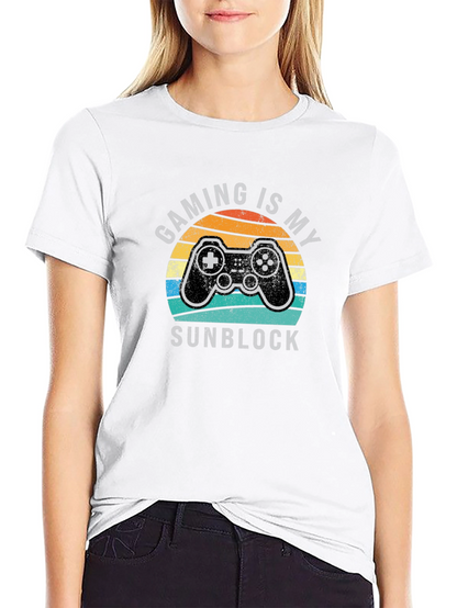 Gaming Is My Sunblock T-Shirt - Gamer Tee
