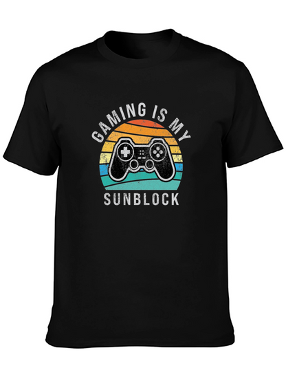 Gaming Is My Sunblock T-Shirt - Gamer Tee